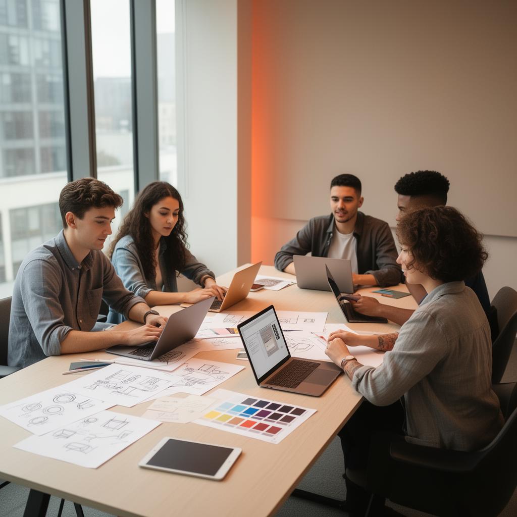 AIGENCY team planning creative strategies