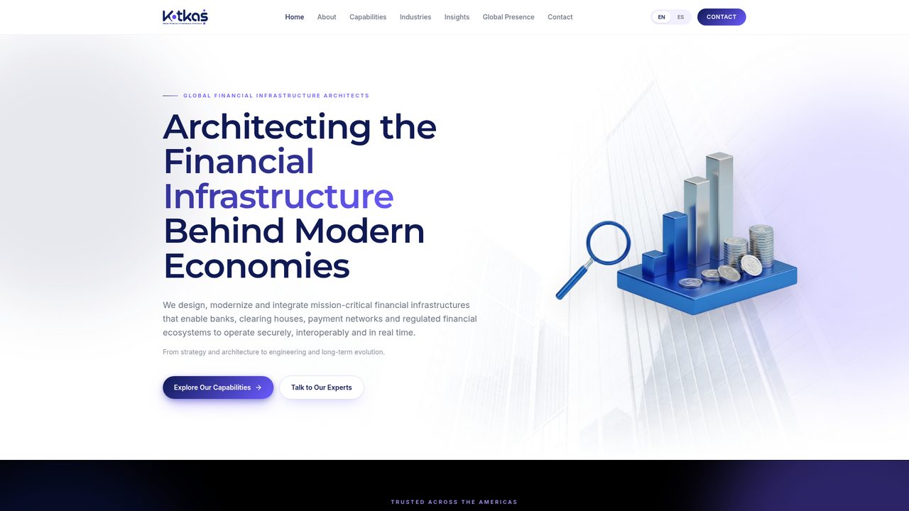 Kotkas LLC — website designed by AIGENCY